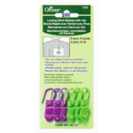 Clover Locking Stitch Markers with Clip