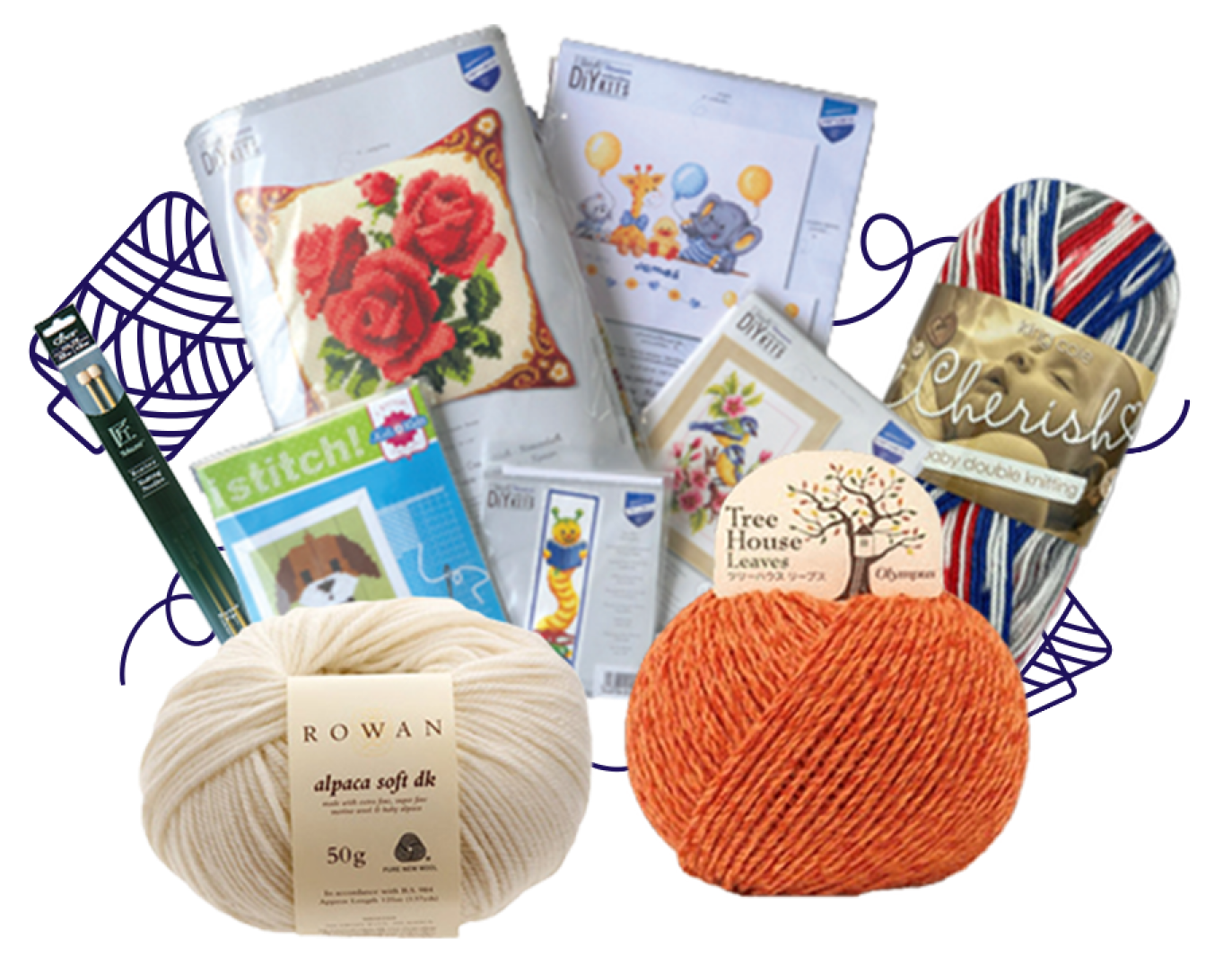 Golden Dragon Store Handcraft Tools Illustration