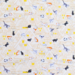 Printed Fabric (Cats)
